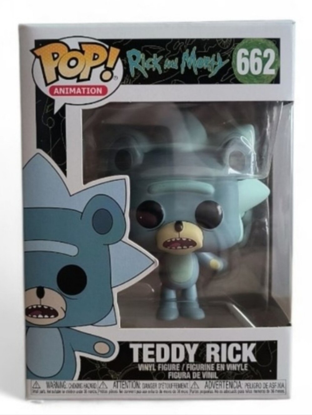 Funko Pop Adult Swim Rick and Morty Teddy Rick Vinyl Figure 662
